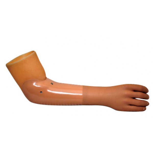 Πρόθεση αντιβραχίου ή απεξάρθρωσης καρπού διακοσμητική με κάλτσα σιλικόνης