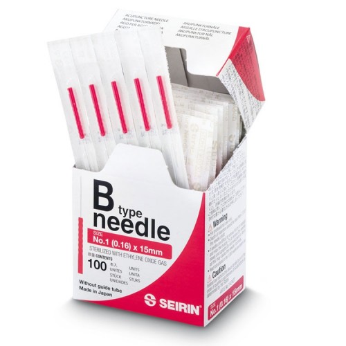 Βελόνες βελονισμού Seirin B-Type 100 τμχ. Βελόνες βελονισμού Seirin B-Type 100 τμχ.
