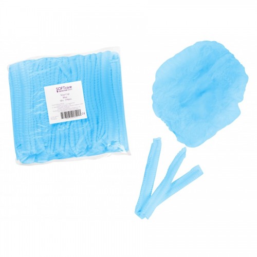 Σκούφια non woven ακορντεόν γύρω λάστιχο (100 τεμάχια)  Σκούφια non woven ακορντεόν γύρω λάστιχο (100 τεμάχια)