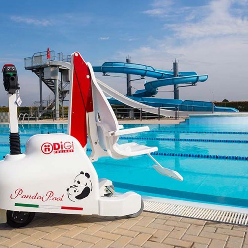 Τροχήλατος γερανός πισίνας Panda Pool