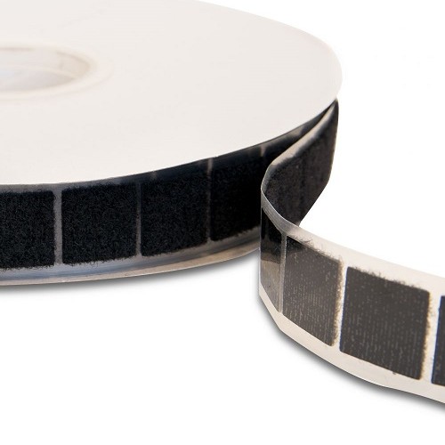 Αυτοκόλλητα τύπου Velcro σε τετράγωνη μορφή με αυτοκόλλητο στην πίσω πλευρά Αυτοκόλλητα τύπου Velcro σε τετράγωνη μορφή με αυτοκόλλητο στην πίσω πλευρά