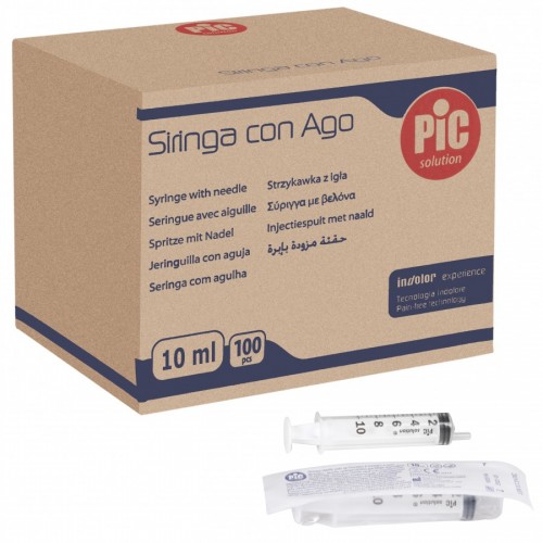 Pic Σύριγγες 10cc χωρίς βελόνα (LUER) 100τμχ