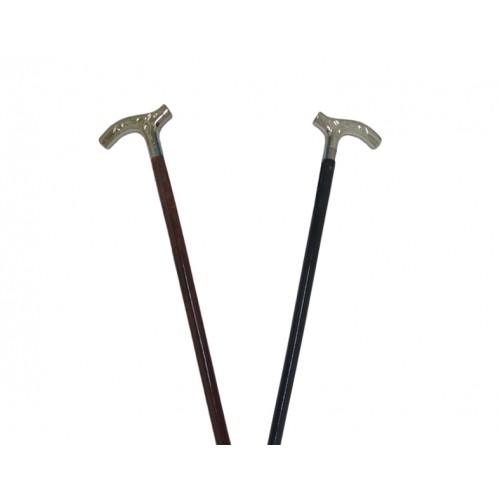 Μπαστούνι με λαβή "Τ" χρωμίου Μπαστούνι με λαβή "Τ" χρωμίου