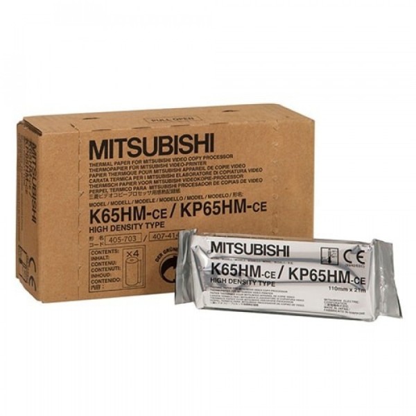 Θερμικά χαρτιά υπερήχων Mitsubishi "K-65HM Print media for A6 B/W video printer P-90 P-91" 