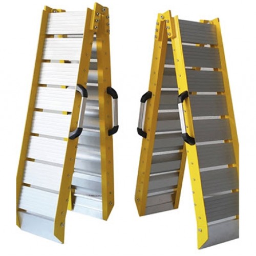 Πτυσσόμενη διπλή ράμπα για οχήματα έως 300cm