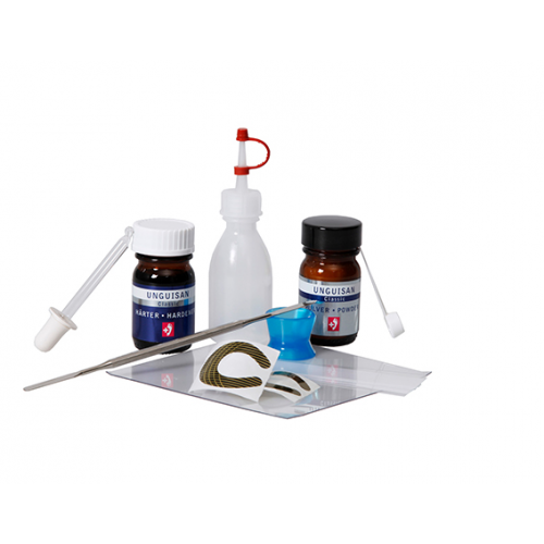 Σετ εφαρμογής προσθετικού τεχνητού όνυχα δύο μεθόδων. Unguisan Classic