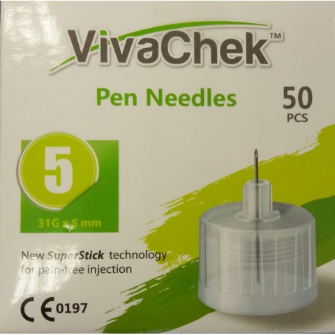 Βελόνες για πένα ινσουλίνης 31G (5/6/8mm) (50τμχ)