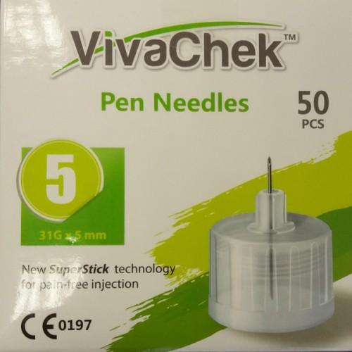 Βελόνες για πένα ινσουλίνης 31G (5/6/8mm) (50τμχ) Βελόνες για πένα ινσουλίνης 31G (5/6/8mm) (50τμχ)