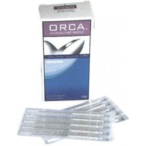 Βελόνες βελονισμού Orca Silver Plated με οδηγό 100 τμχ. Βελόνες βελονισμού Orca Silver Plated με οδηγό 100 τμχ.