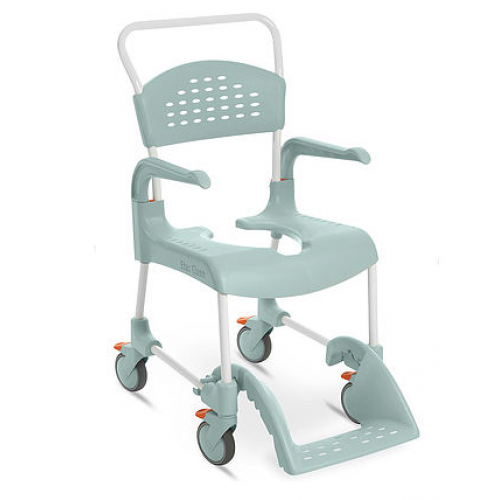 Clean Καρέκλα Μπάνιου με 4 μικρούς τροχούς και φρένα σε διάφορα ύψη 