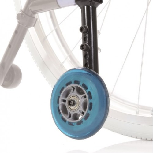 Βοηθητική αντι-ανατρεπτική ρόδα για αμαξίδιο ζευγάρι Ø 10cm   Βοηθητική αντι-ανατρεπτική ρόδα για αμαξίδιο ζευγάρι Ø 10cm