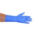 Γάντια Νιτριλίου Sempercare Safe+ Χωρίς πούδρα με μακριά μανσέτα (100 Τμχ) 