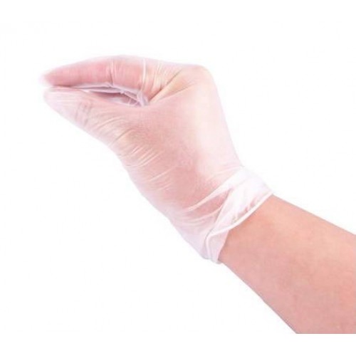 Γάντια Βινυλίου χωρίς πούδρα 100 Τεμάχια 