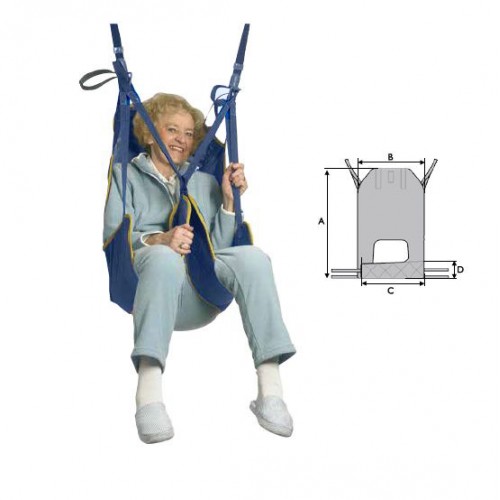 Αιώρα γερανού ευρείας επιφάνειας με ιμάντες για τα πόδια