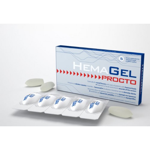 Υπόθετο Hemagel PROCTO (5 τεμάχια)   Υπόθετο Hemagel PROCTO (5 τεμάχια)