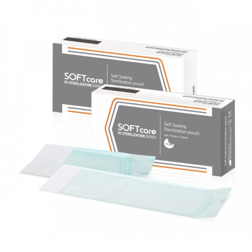 Θήκες αυτοκόλλητες αποστείρωσης ατμού (100τμχ) Θήκες αυτοκόλλητες αποστείρωσης ατμού (100τμχ)