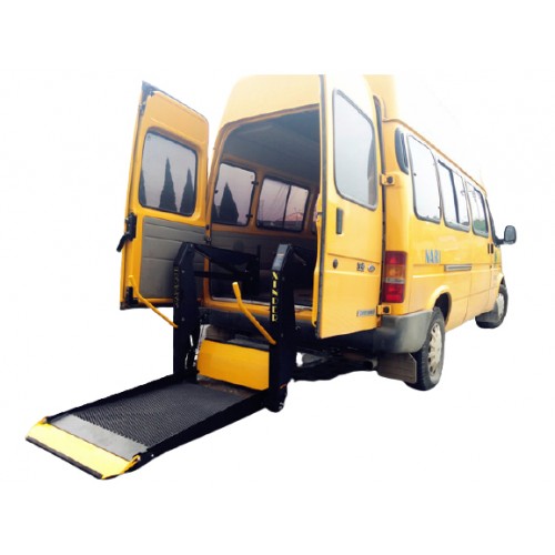 Μονοκόματος ανελκυστήρας αναπηρικών αμαξιδίων για βανάκια Μονοκόματος ανελκυστήρας αναπηρικών αμαξιδίων για βανάκια