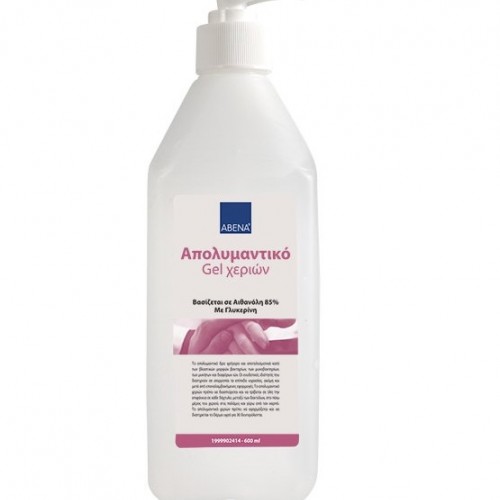 Απολυμαντικό Gel χεριών 85% αιθανόλη με αντλία (600ml) Απολυμαντικό Gel χεριών 85% αιθανόλη με αντλία (600ml)