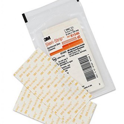 Αυτοκόλλητα ράμματα Steri Strip (6mm x 100mm) 10τμχ  Αυτοκόλλητα ράμματα Steri Strip (6mm x 100mm) 10τμχ