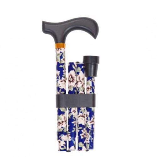 Μπαστούνι σπαστό αλουμινίου Μπλε Λουλούδι Μπαστούνι σπαστό αλουμινίου Μπλε Λουλούδι