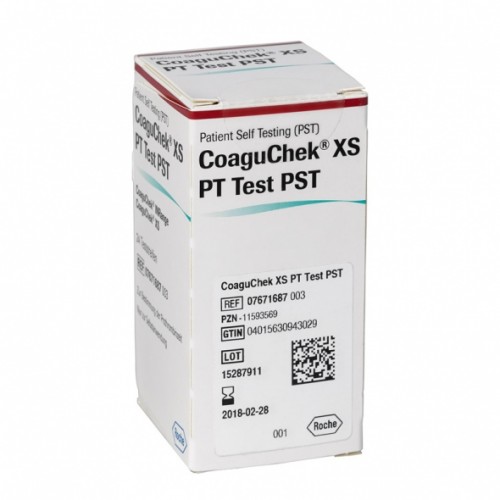Ταινίες χρόνου Προθρομβίνης Roche CoaguChek XS 24τμχ Ταινίες χρόνου Προθρομβίνης Roche CoaguChek XS 24τμχ