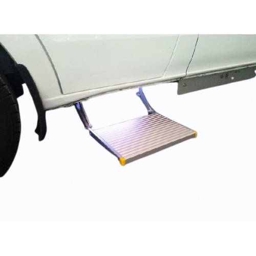 Χειροκίνητο αναδιπλούμενο σκαλοπάτι για οχήματα