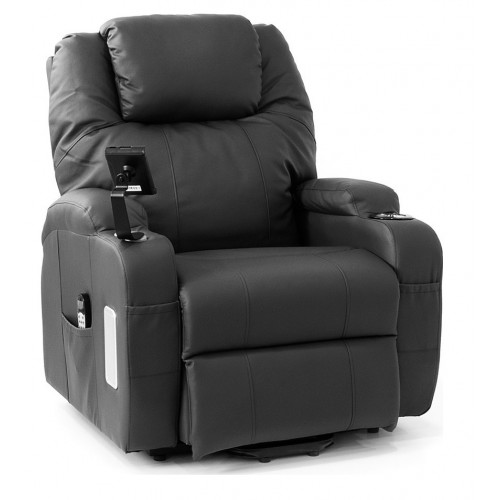 Ηλεκτρική πολυθρόνα ανύψωσης "Horizon" (Μαύρο)