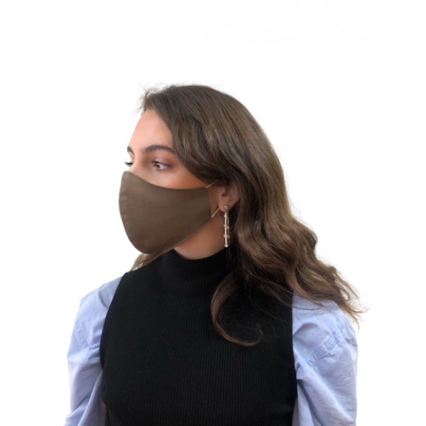 Μάσκα προστασίας πλενόμενη με ραφή στη μέση 2 Στρωμάτων με φίλτρο