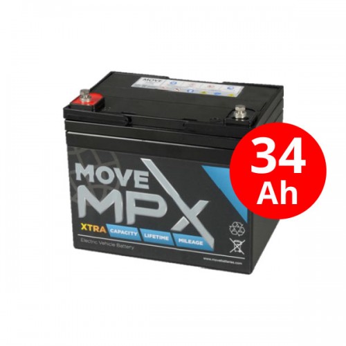 Μπαταρία AGM MPX 34-12 (36Ah-C20/12V) Μπαταρία AGM MPX 34-12 (36Ah-C20/12V)