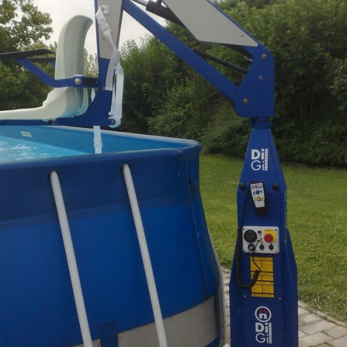Σταθερός γερανός πισίνας F100