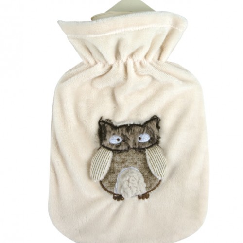 Θερμοφόρα Νερού Παιδική Με Κάλυμμα Κουκουβάγια 0,8Lit Sanger