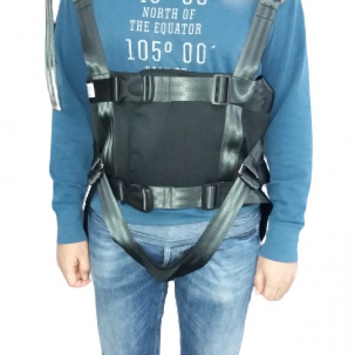 Ζώνη ανάρτησης και συγκράτησης ασθενών με μεταλλικές αγκράφες για βάδιση 