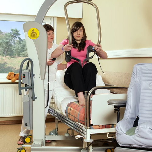 Ειδικό σύστημα συγκράτησης ασθενούς με στηρίγματα θώρακος για τον γερανό 1640