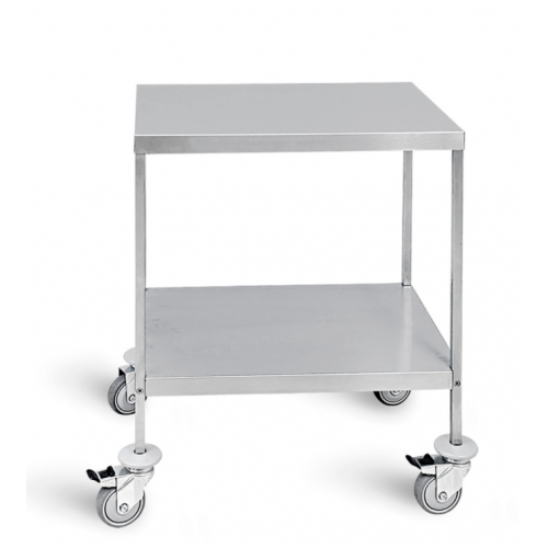 Τροχήλατο τραπεζάκι χειρουργείου από ανοξείδωτο ατσάλι (INOX 304) - D-42,D-43 Τροχήλατο τραπεζάκι χειρουργείου από ανοξείδωτο ατσάλι (INOX 304) - D-42,D-43