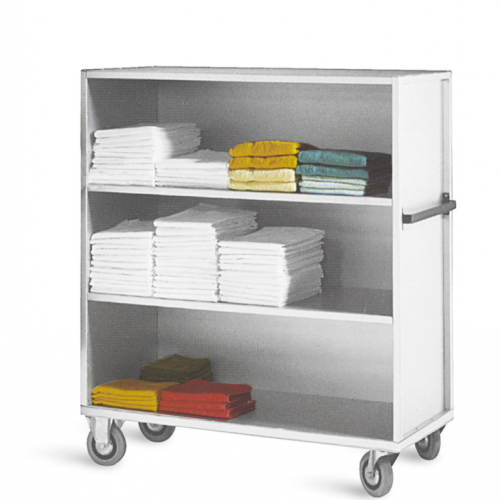 Τροχήλατο μεταφοράς ιματισμού από ανοξείδωτο ατσάλι (INOX 304) - D-53