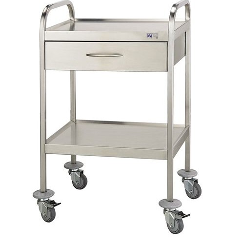 Τροχήλατο τραπεζάκι νοσηλείας από ανοξείδωτο ατσάλι (INOX 304) - D-30,D-31 Τροχήλατο τραπεζάκι νοσηλείας από ανοξείδωτο ατσάλι (INOX 304) - D-30,D-31