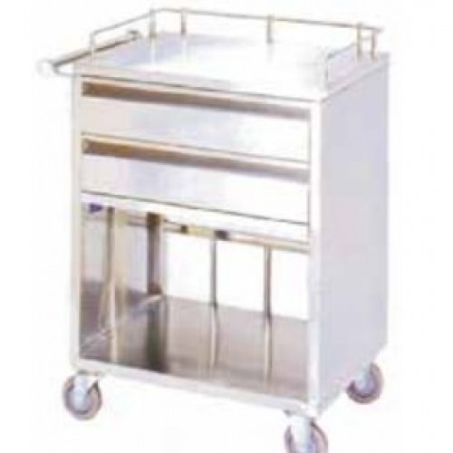 Τραπέζι inox φαρμάκων με συρτάρια Τραπέζι inox φαρμάκων με συρτάρια