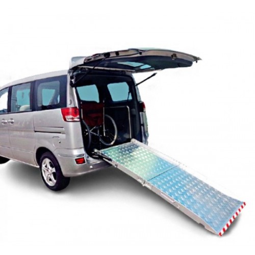 Χειροκίνητη διπλή ράμπα αναπηρικών αμαξιδίων για οχήματα 1910cm/2310cm Χειροκίνητη διπλή ράμπα αναπηρικών αμαξιδίων για οχήματα 1910cm/2310cm