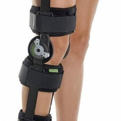 Μηροκνημικός νάρθηκας γόνατος με γωνιόμετρο Μηροκνημικός νάρθηκας γόνατος με γωνιόμετρο