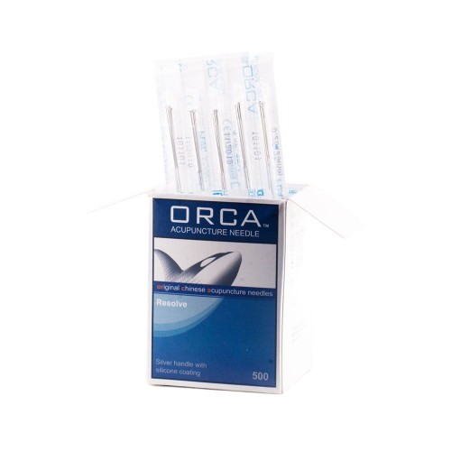 Βελόνες  Orca Resolve Silver Plated handle με οδηγό 5000 500τμχ.  Βελόνες  Orca Resolve Silver Plated handle με οδηγό 5000 500τμχ.