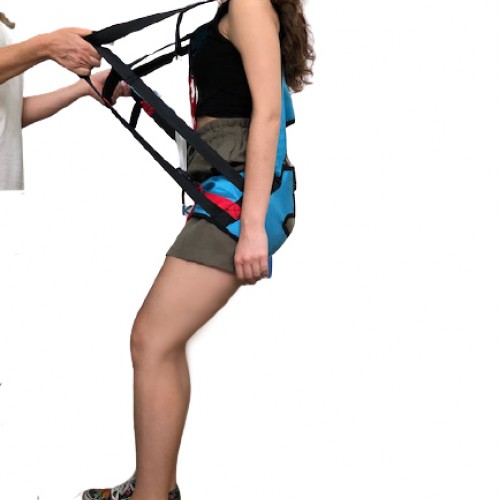 Ζώνη χειροκίνητης ανάρτησης με συγκράτηση στην πλάτη (τιράντες) Ζώνη χειροκίνητης ανάρτησης με συγκράτηση στην πλάτη (τιράντες)