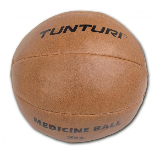 Tunturi Μπάλα Medicine Ball δερμάτινη Μπεζ 2kg Tunturi Μπάλα Medicine Ball δερμάτινη Μπεζ 2kg