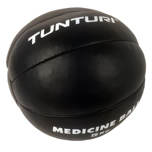 Tunturi Μπάλα Medicine Ball δερμάτινη Μαύρη 5kg Tunturi Μπάλα Medicine Ball δερμάτινη Μαύρη 5kg