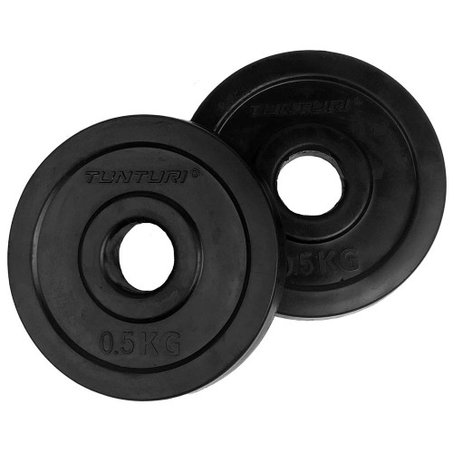 Tunturi σετ δίσκος 0, 5kg με λάστιχο 30mm Tunturi σετ δίσκος 0, 5kg με λάστιχο 30mm