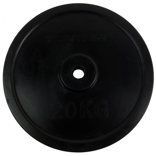 Tunturi Δίσκος 20kg 30 mm με λάστιχο Tunturi Δίσκος 20kg 30 mm με λάστιχο