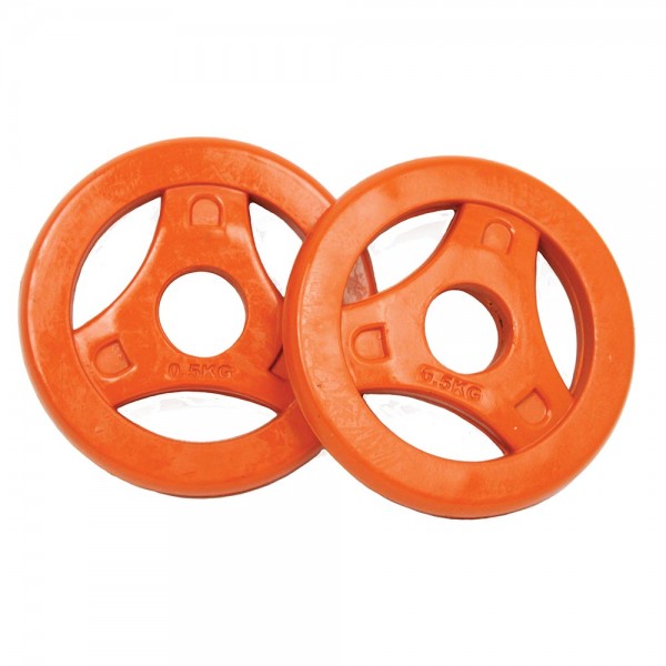 Tunturi Σετ Δίσκοι 0,5 kg 30mm για μπάρα Aerobic Pump ζεύγος