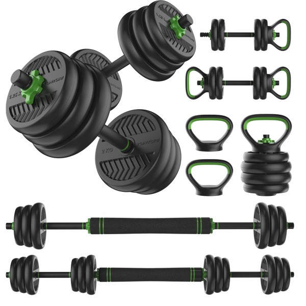 Tunturi Σετ μπάρας αλτήρων kettlebell 20 kg