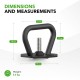 Tunturi Rapid Ρυθμιζόμενη λαβή για Kettlebell της σειράς 3,5kg