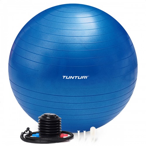 Tunturi Μπάλα Gymball 90cm Μπλε Anti Burst