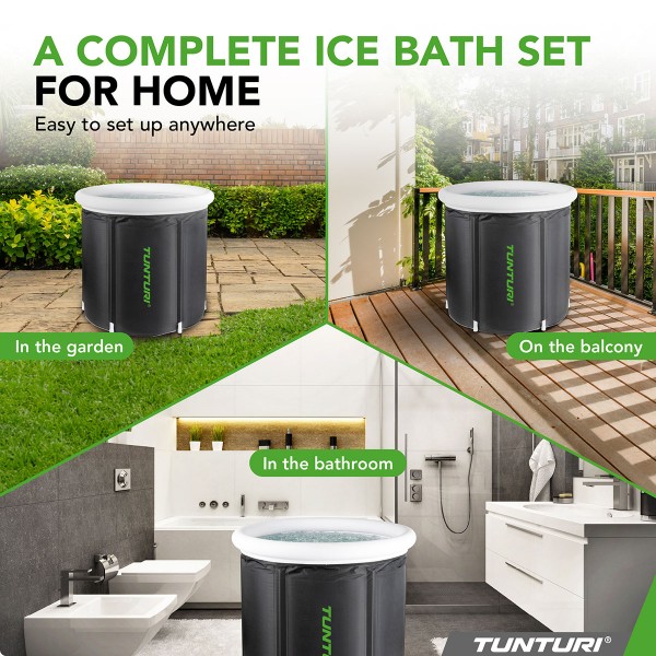 Tunturi ΙΒ30 Φουσκωτό Σπα Παγωμένου Νερού - Bluetooth